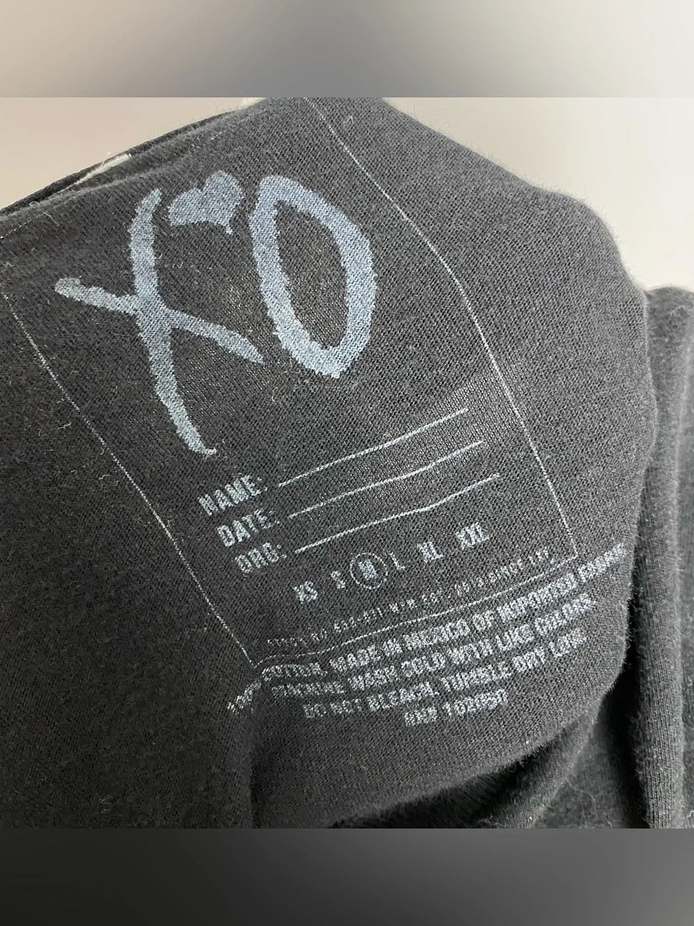 The Weeknd Starboy Tee Tshirt Men Size Medium Unisex Weekend Black Graphic Print - Picture 5 of 6